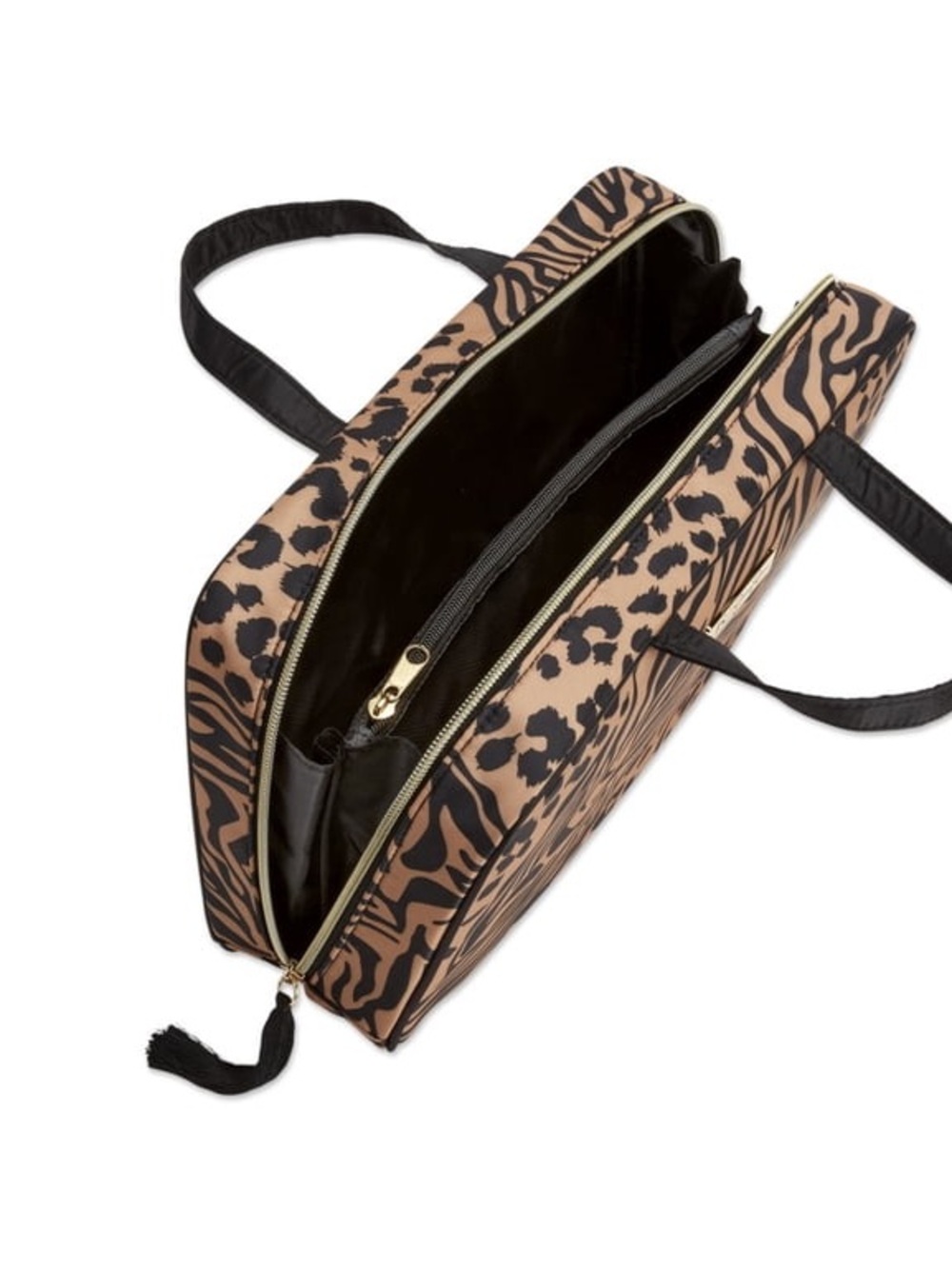 Jessica Simpson Animal Print Weekender Makeup Bag NET - Picture 2 of 5